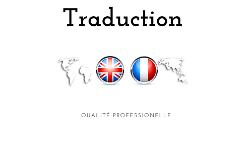 traduire vos documents du Français à l'anglais ou vice versa