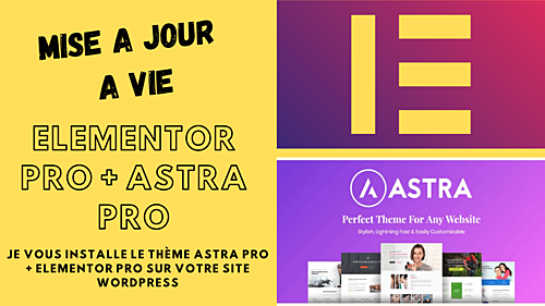 installer le thème Astra + Elementor sur votre site Wordpress