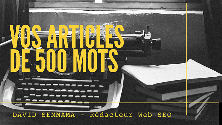 rédiger vos articles de 500 mots 