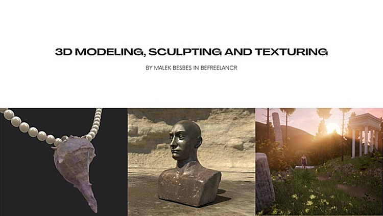 create 3d modeling, Sculpting and texturing 