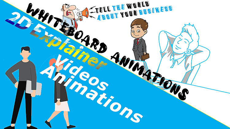 create professional whiteboard and 2D animated explainers for you