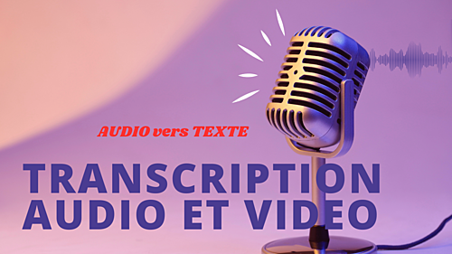 transcrire votre fichier audio ou vidéo de 15 minutes.