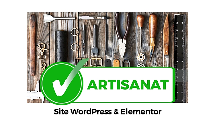 créer votre site professionnel d'artisan avec WordPress & Elementor 