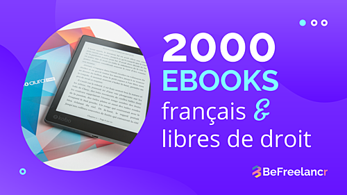 vous offrir plus de 2000 Ebooks en français