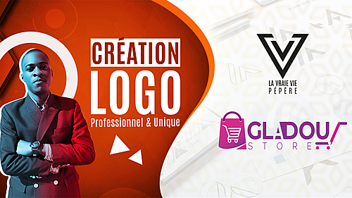 vous créer un logo professionnel, unique et moderne 