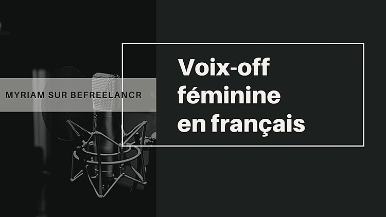 enregistrer votre voix off féminine en français