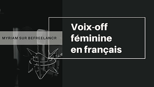 enregistrer votre voix off féminine en français