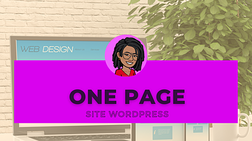 créer votre site one page WordPress personnalisé à votre image