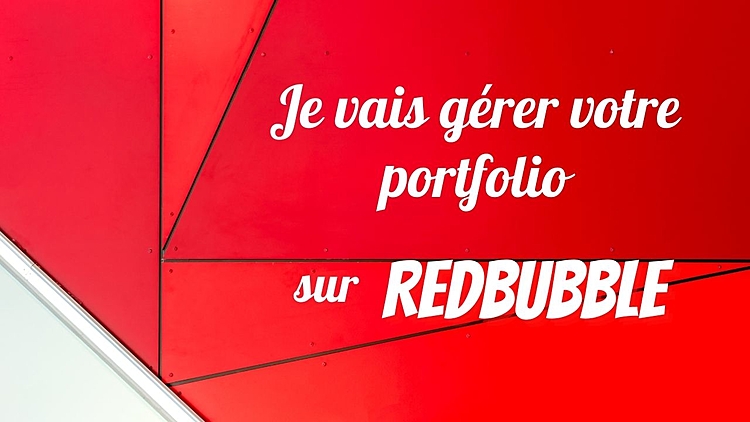 gérer votre portfolio sur votre compte Redbubble