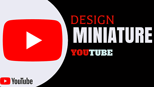 créer votre miniature youtube publicitaire professionnel en 24H