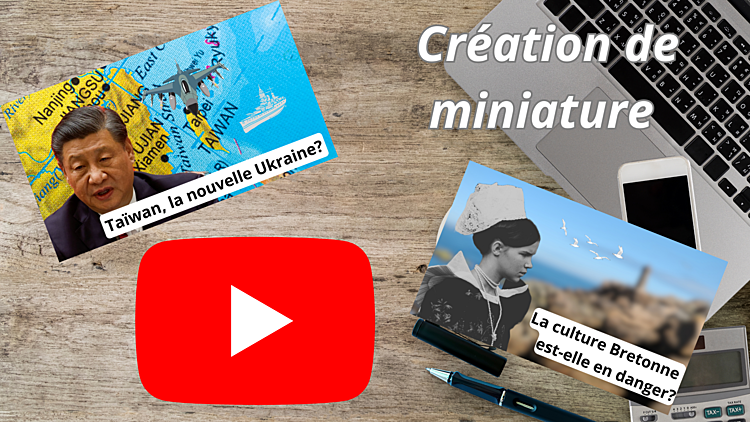 créer une miniature youtube pour vous !
