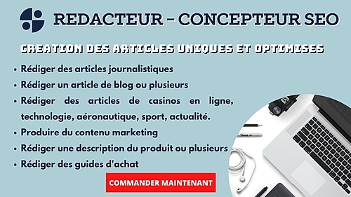 rédiger vos articles en français optimisé SEO pour votre référencement