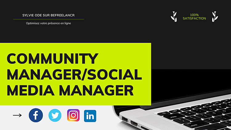 être votre community manager/social manager