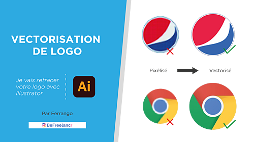 vectoriser votre logo flou ou pixelisé pour améliorer sa qualité